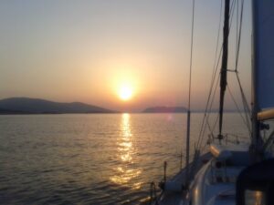 Cyclades et couchers de soleil